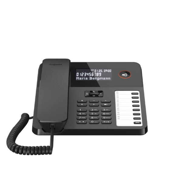 GIGASET Telefon DESK 600  Fekete