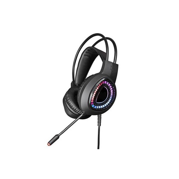 VARR Gaming Fejhallgató , RGB, mikrofonos, gamer, fekete - (VH8010)