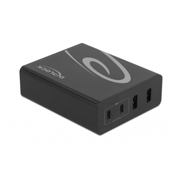 Delock 41440 2xUSB-C PD + 2xUSB-A 112W hálózati töltő Delock 41440 2xUSB-C PD + 2xUSB-A 112W hálózati töltő
