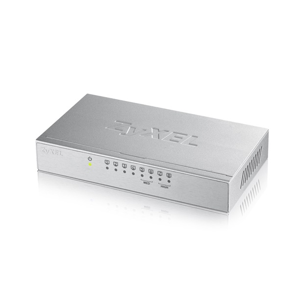 ZyXel GS108Bv3 8 portos nem menedzselhető asztali Switch (GS-108BV3-EU0101F)