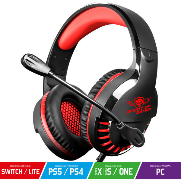 Spirit of Gamer PRO-H3 Fejhallgató  Narancssárga 