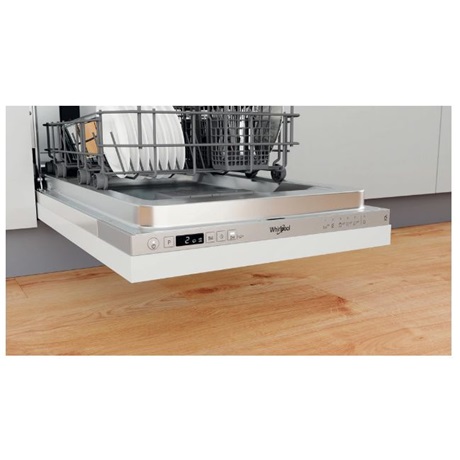 Whirlpool WSBC 3M27 X  10 terítékes keskeny beépíthető mosogatógép