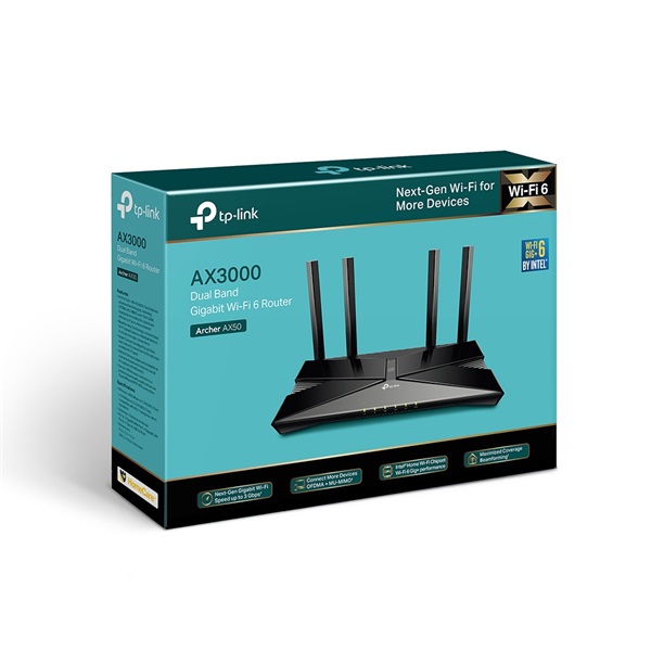 TP-Link Archer AX50 Dual Band Wi-Fi router