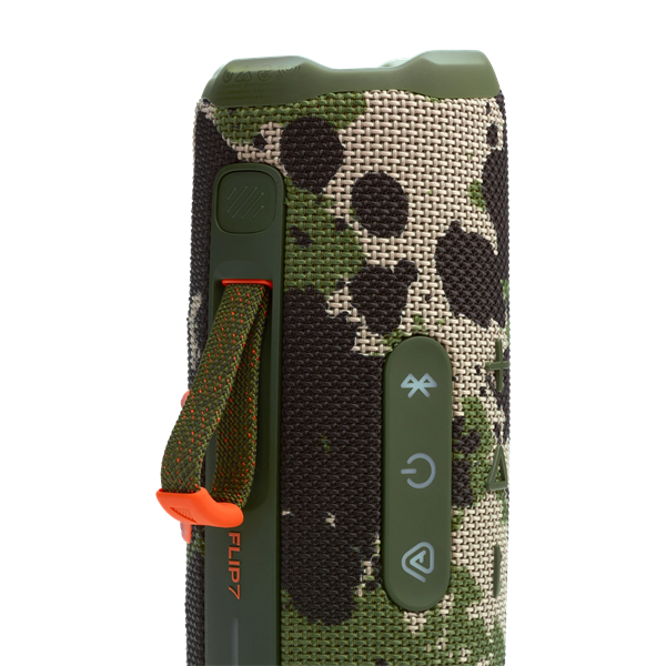 JBL FLIP 7 SQUAD Hordozható vízálló Bluetooth hangszóró Terepmintás