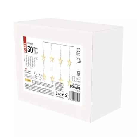 Emos DCGW01 LEDES KÜLTÉRI FÉNYFÜGGÖNY CSILLAG