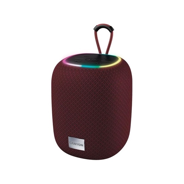 Canyon BSP-8 1800mAh hordozható Bluetooth piros hangszóró
