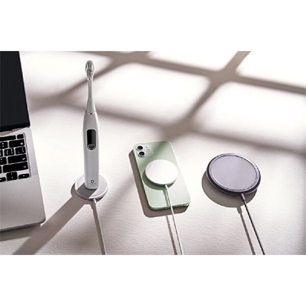 Oclean X Pro Digital Set szónikus ezüst elektromos okos fogkefe szett Oclean X Pro Digital Set szónikus ezüst elektromos okos fogkefe szett