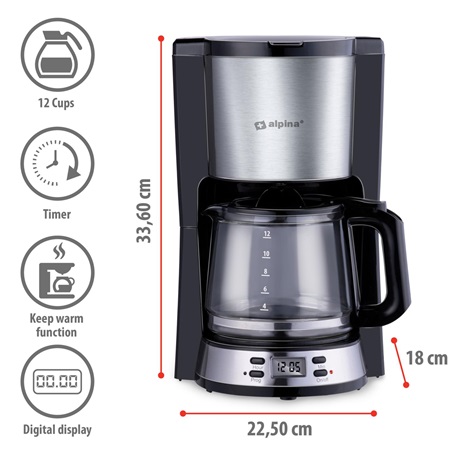 Alpina 5247337 KÁVÉFŐZŐ FILTERES