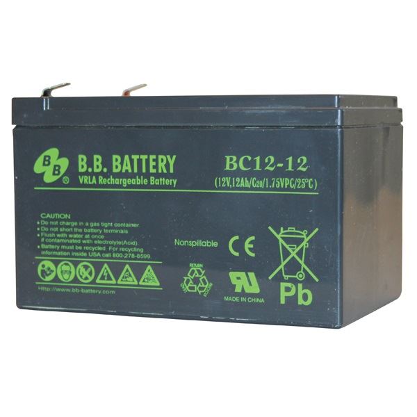 BB AGM akkumulátor szünetmentes tápegységekhez  (AQBC12/12)