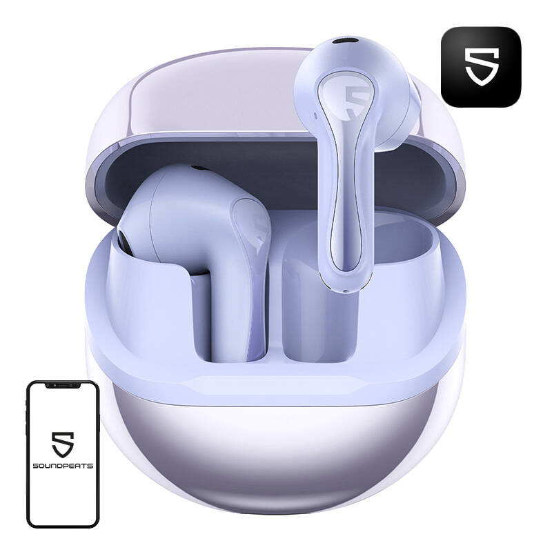 Soundpeats Air 5 TWS Fülhallgató Lila 