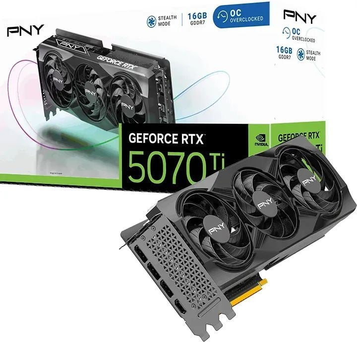 PNY GeForce RTX 5070 Ti Triple Fan OC Videókártya