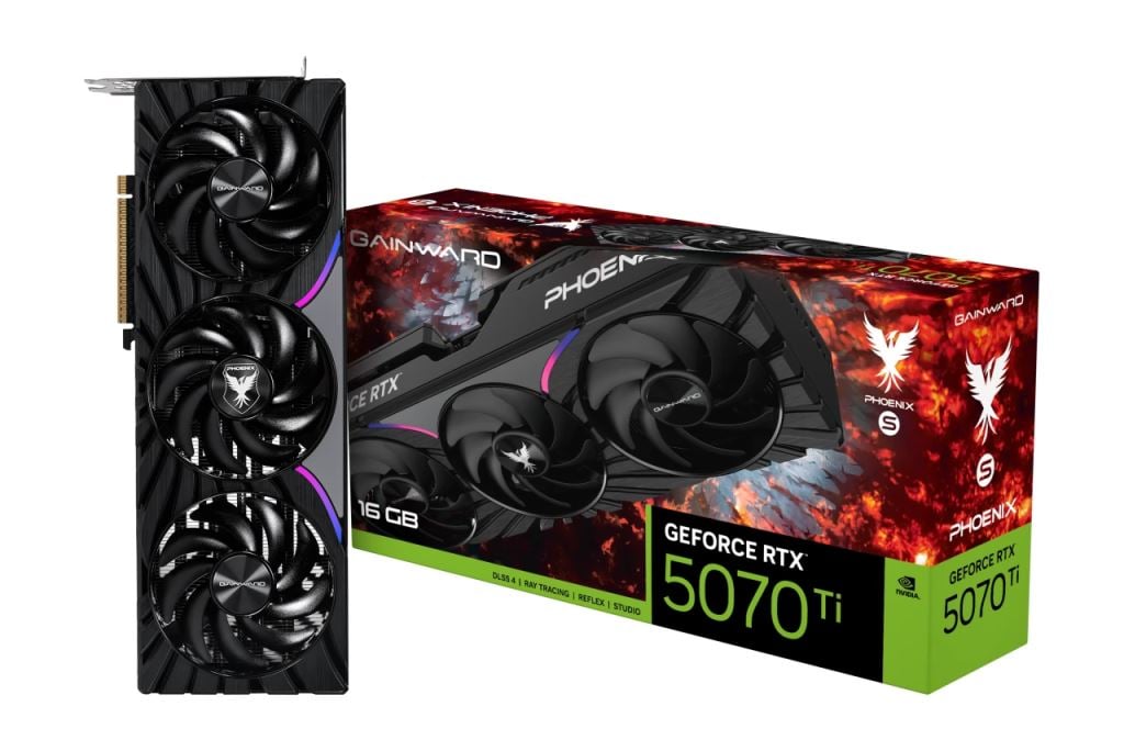 Gainward RTX5070Ti Phoenix-S 16GB GDDR7 videokártya