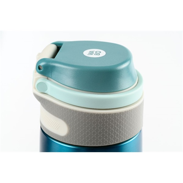 Wabo Fliptop Thermal acél termosz kék 350ml (WTF-350-K) Wabo Fliptop Thermal acél termosz kék 350ml (WTF-350-K)