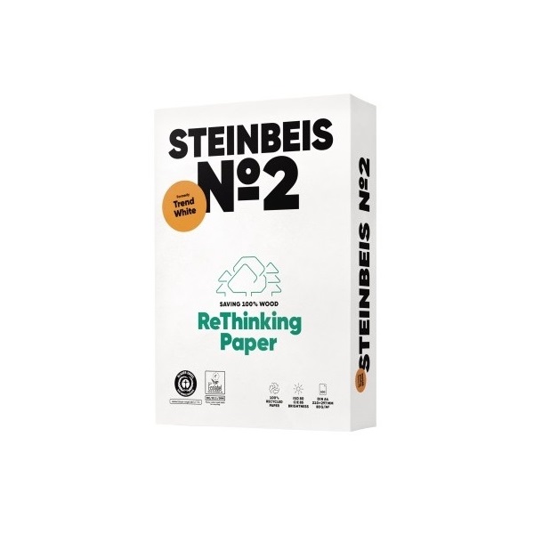 Steinbeis No.2 Recycled A4 80g 500lap újrahasznosított másolópapír Steinbeis No.2 Recycled A4 80g 500lap újrahasznosított másolópapír