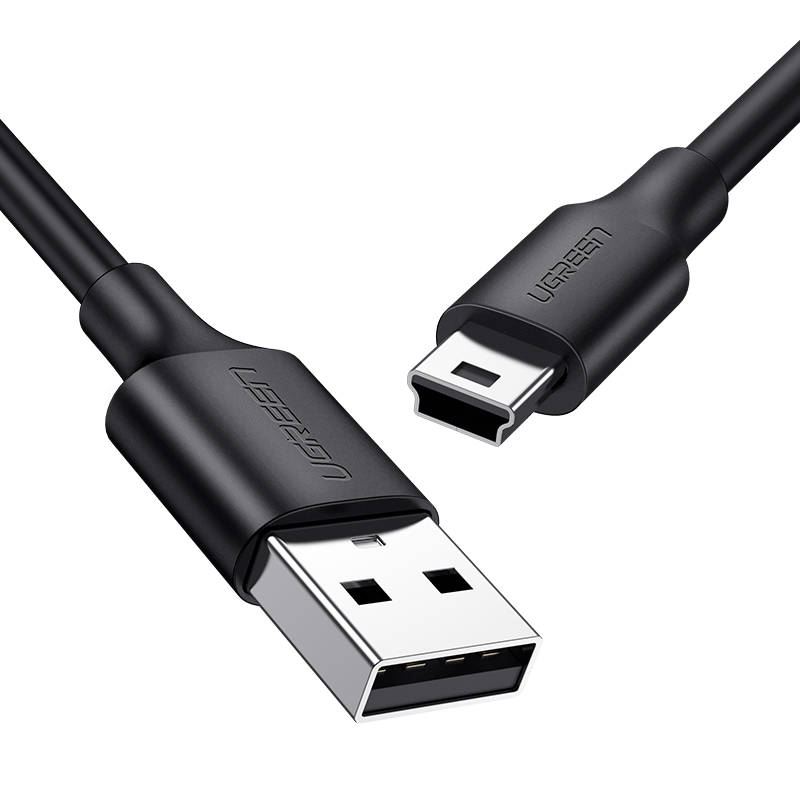 UGREEN US132 USB-A - mini USB kábel 0,25m fekete (10353) UGREEN US132 USB-A - mini USB kábel 0,25m fekete (10353)