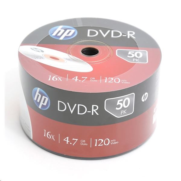 HP DVD-R 4.7GB 16x DVD lemez zsugorhengeres 50db/henger (HP1650S-) HP DVD-R 4.7GB 16x DVD lemez zsugorhengeres 50db/henger (HP1650S-)
