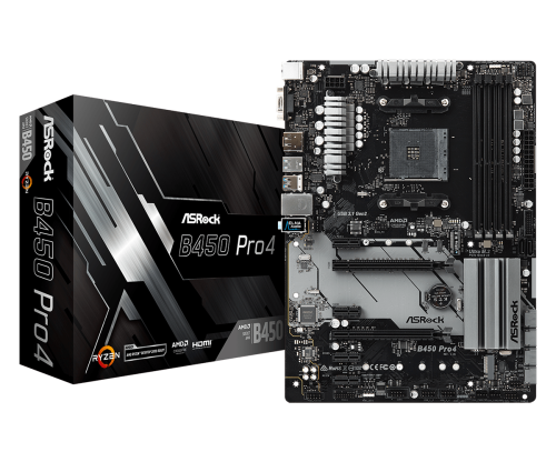 ASRock sAM4 B450 PRO4 R2.0 alaplap ASRock sAM4 B450 PRO4 R2.0 alaplap