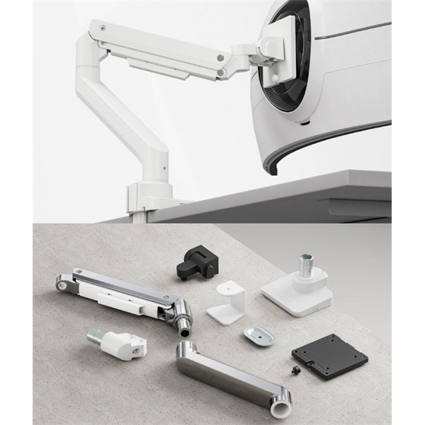 Equip  650181  17"-49" dönthető forgatható Monitor Asztali konzol fehér 