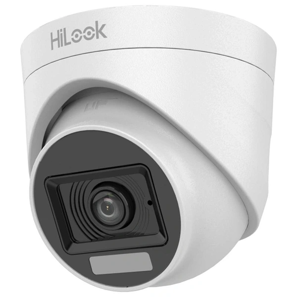 HiLook THC-T157-LPS beltéri 5MP 3,6mm IR Láthatófény 20m 4in1 Smart-Hybrid Light analóg turret kamera