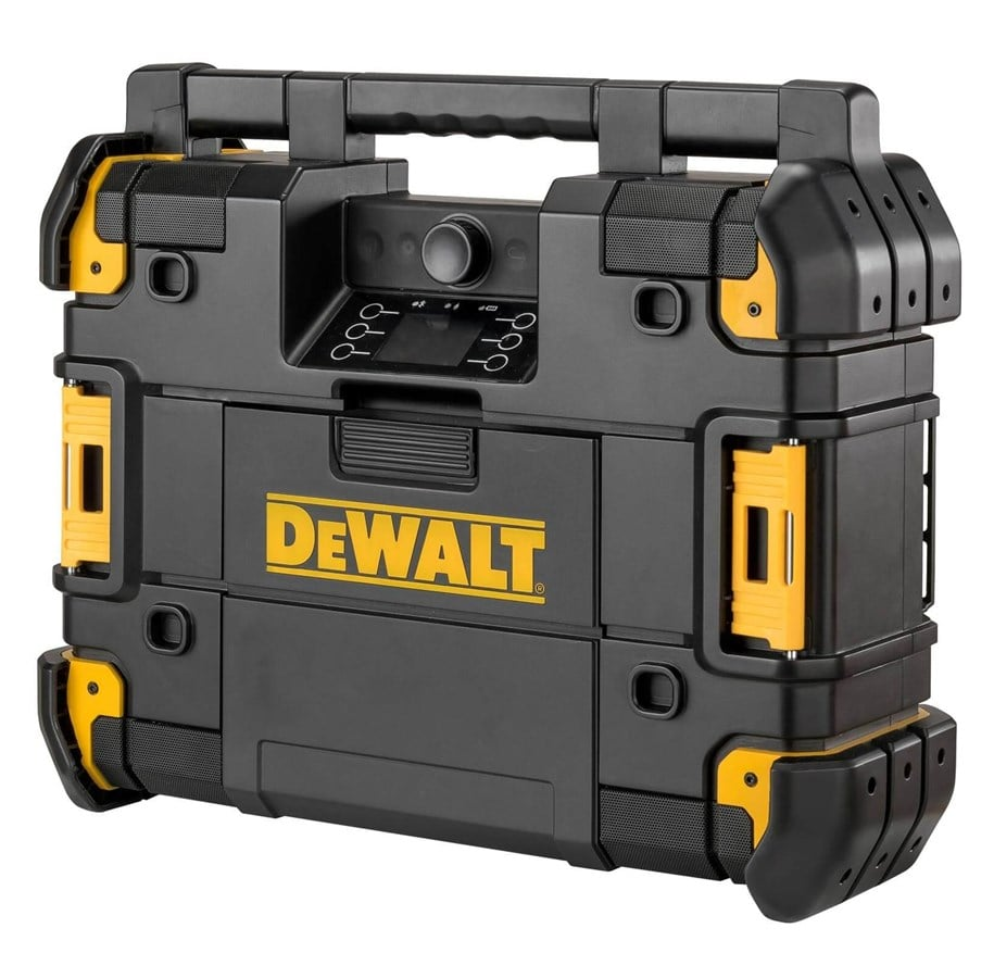 DEWALT TSTAK  Bluetooth  töltő akkumulátorról és hálózatról Rádió