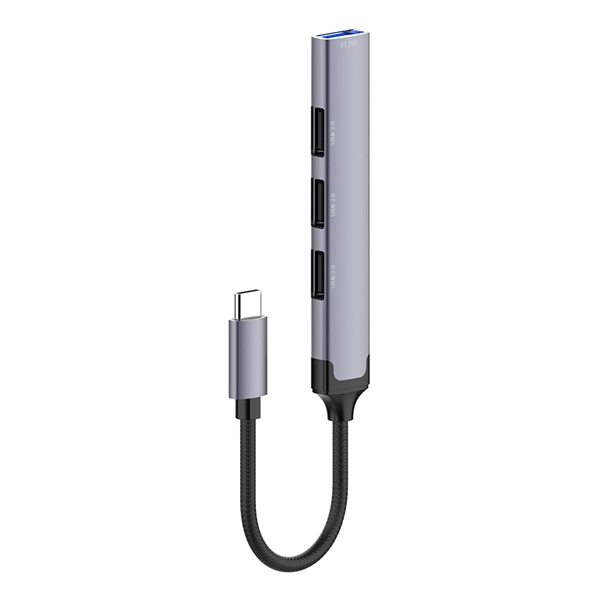 COLORWAY CW-HUB04 USB-elosztó  USB-C 4-B-1 USB2.0X3/USB3.0