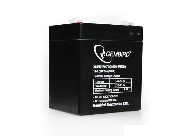 Gembird 12V 5AH csere akkumulátor (BAT-12V5AH) Gembird 12V 5AH csere akkumulátor (BAT-12V5AH)