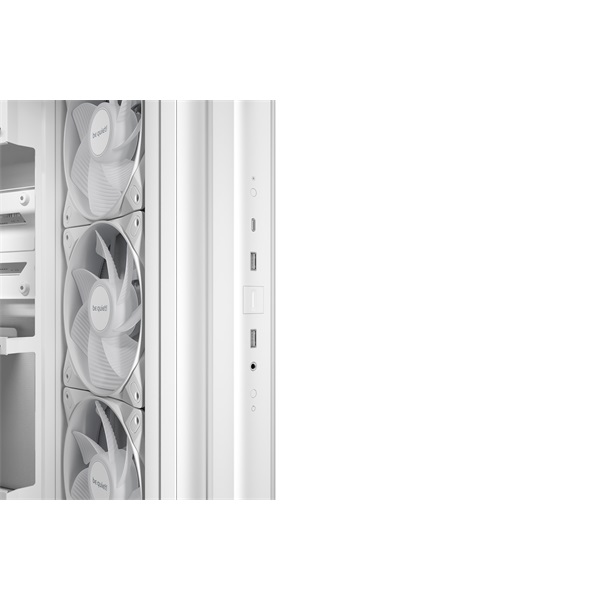 Be Quiet! Számítógépház - LIGHT BASE 500 LX White (ATX, edzett üveg oldallap, fehér)