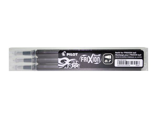 Pilot FriXion Ball 3 darabos betétszett közepes heggyel fekete (BLS-FR-7-B-S3) Pilot FriXion Ball 3 darabos betétszett közepes heggyel fekete (BLS-FR-7-B-S3)