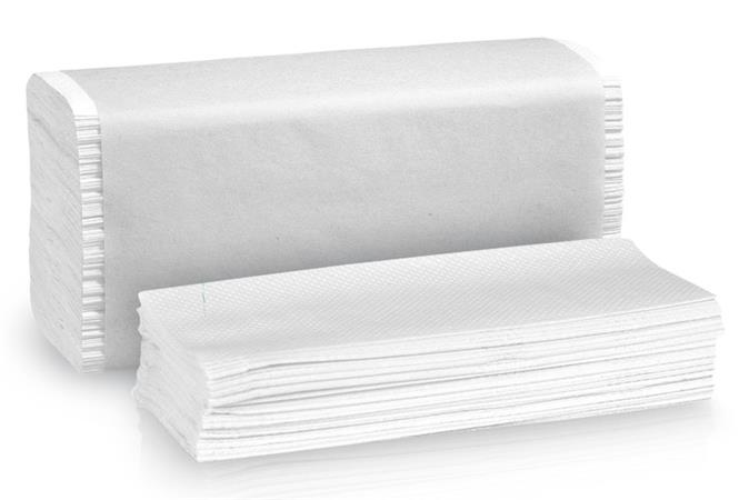 Zig-Zag V hajtogatott  2 rétegű  150 lap  Kéztörlő   Hófehér