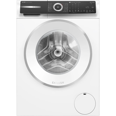 Bosch WGH256A0BY Elöltöltős mosógép Fehér/Fekete - 10 kg, 1600 ford./perc, A Energiaosztály