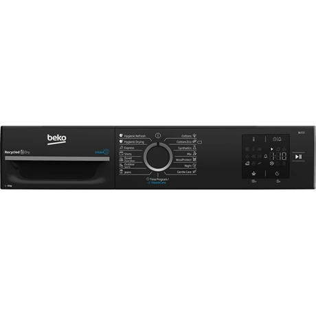 Beko BM3T3924WBB Hőszivattyús szárítógép Fehér/Fekete - 9 kg, C energiaosztály