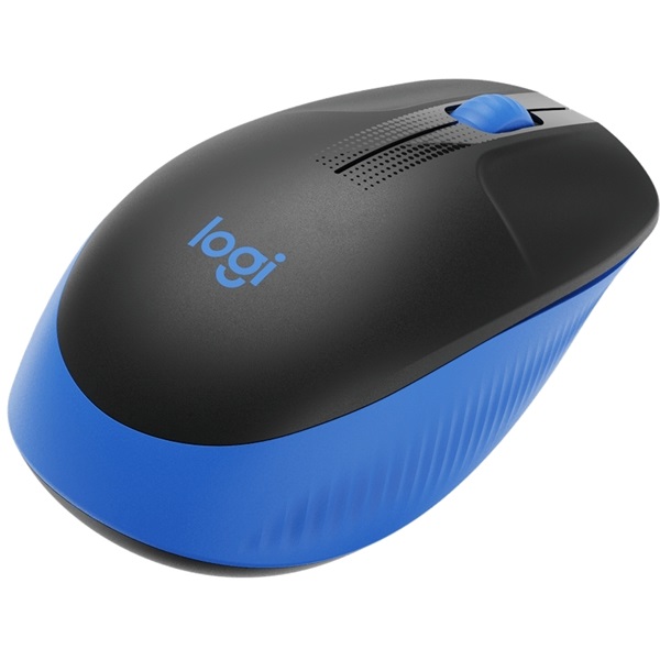 Logitech M190 teljes méretű vezeték nélküli optikai egér kék-fekete (910-005907) Logitech M190 teljes méretű vezeték nélküli optikai egér kék-fekete (910-005907)