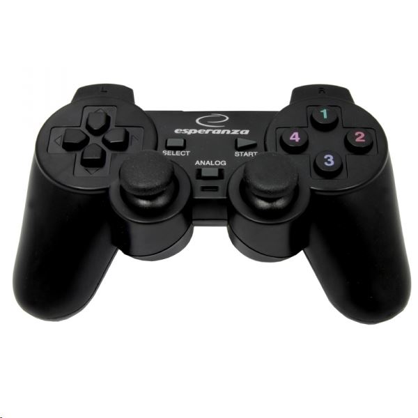 Esperanza EG102 Warrior gamepad fekete Esperanza EG102 Warrior gamepad fekete