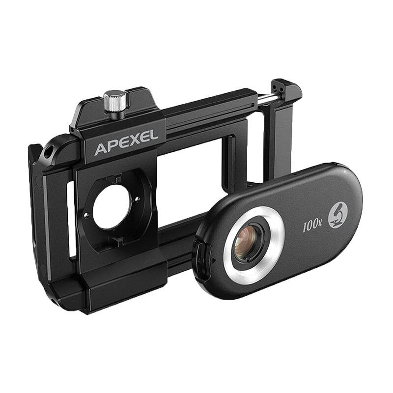  Apexel APL-MS3IN1 200x / 150x / 100x 3x CPL lencse / mikroszkóp okostelefonhoz