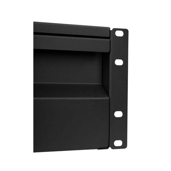 Stalflex rack szekrény fiók 3U 19" fekete (RD19-3U-B)