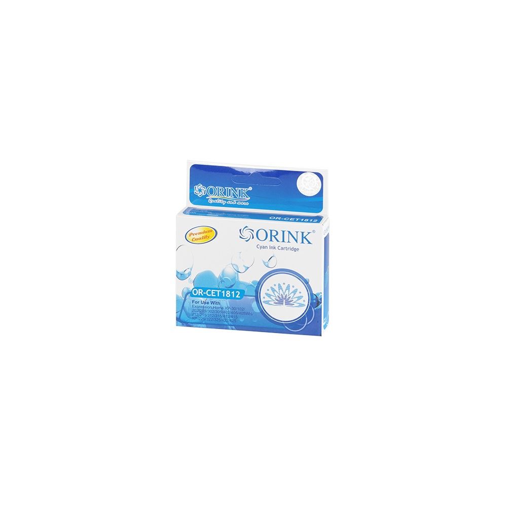 Orink T1812 utángyártott Epson tintapatron cián (EPOT1812)