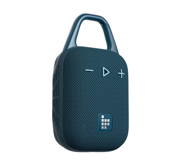 Tronsmart tooth hordozható hangszóró (v5.3, 2000mAh belső akku, 50W, IPX7 vízálló, karabíner) SÖTÉTKÉK (MIRTUNE H1 BLUE)
