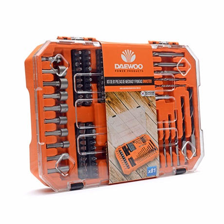 Daewoo DWKIT81 FÚRÓSZÁR BITKÉSZLET 81 DB