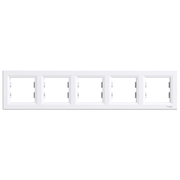 Schneider EPH5800521 ASFORA Vízszintes, fehér 5-ös keret Schneider EPH5800521 ASFORA Vízszintes, fehér 5-ös keret