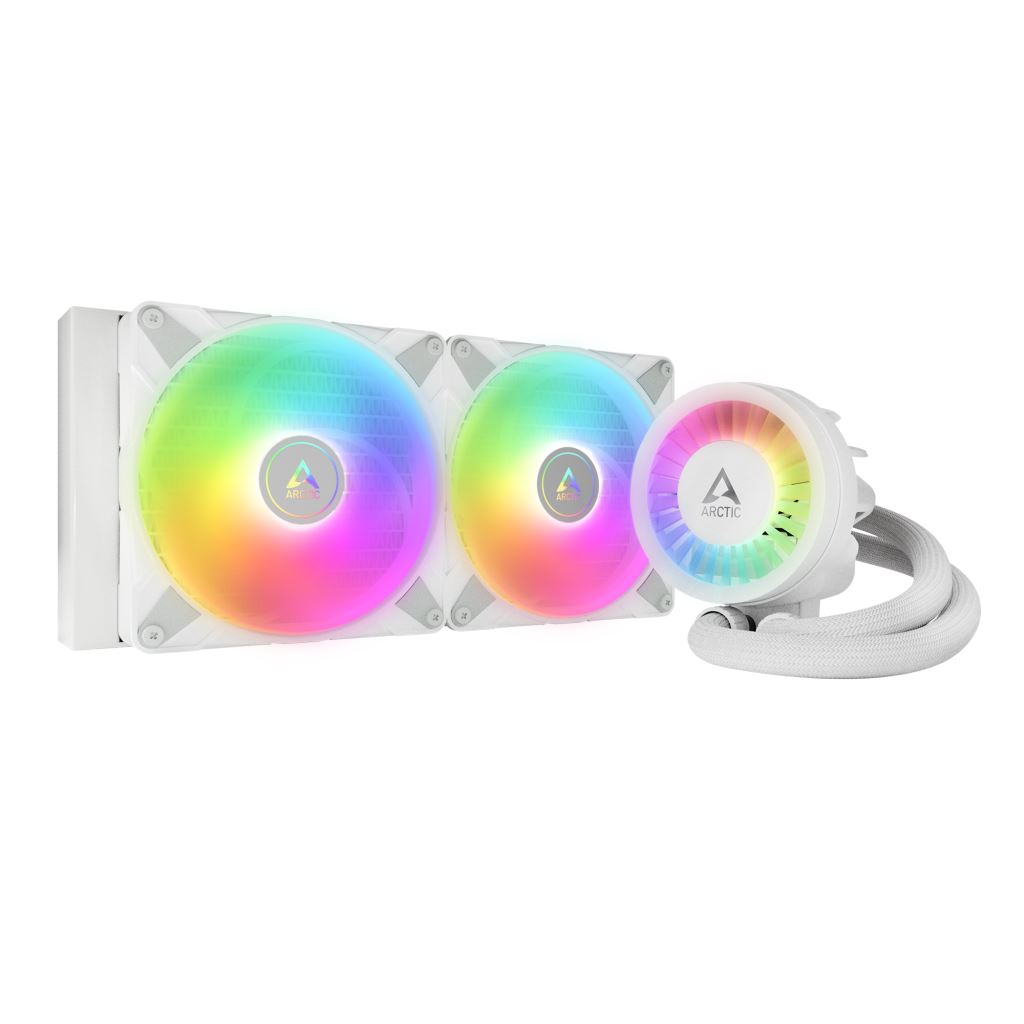 Arctic ACFRE00151A Liquid Freezer III 280 A-RGB univerzális CPU vízhűtés fehér  