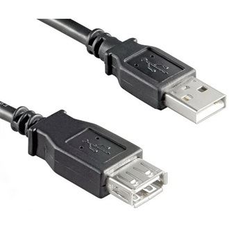 Goobay USB A M/F adatkábel hosszabbító 0,3m, fekete (68622) Goobay USB A M/F adatkábel hosszabbító 0,3m, fekete (68622)