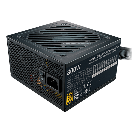 Cooler Master 800W  G800 Gold MPW-8001-ACAAG-NL Bulk Tápegység