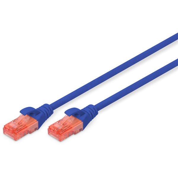 DIGITUS CAT6 U/UTP LSZH 3m kék patch kábel DIGITUS CAT6 U/UTP LSZH 3m kék patch kábel