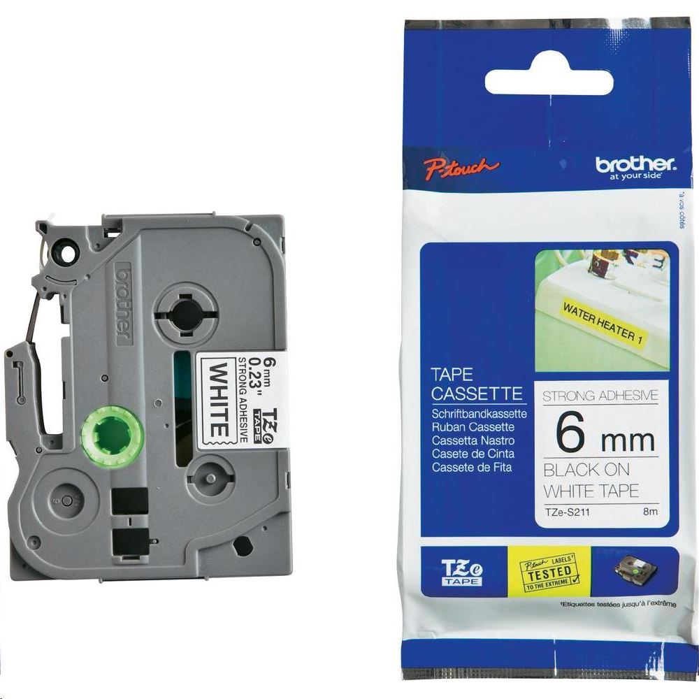 Brother P-touch TZe-S211 szalag (TZES211) Brother P-touch TZe-S211 szalag (TZES211)