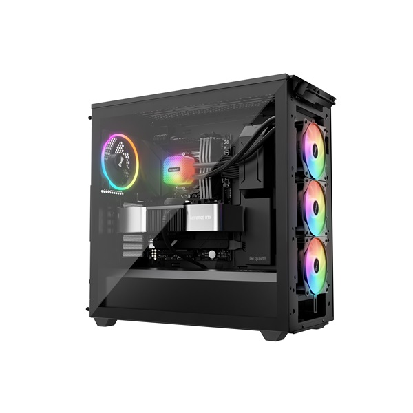 Be Quiet! CPU Water Cooler   LIGHT LOOP 360mm Black  3x120mm  csatlakozó: 3pin cső hossza: 400mm fekete 