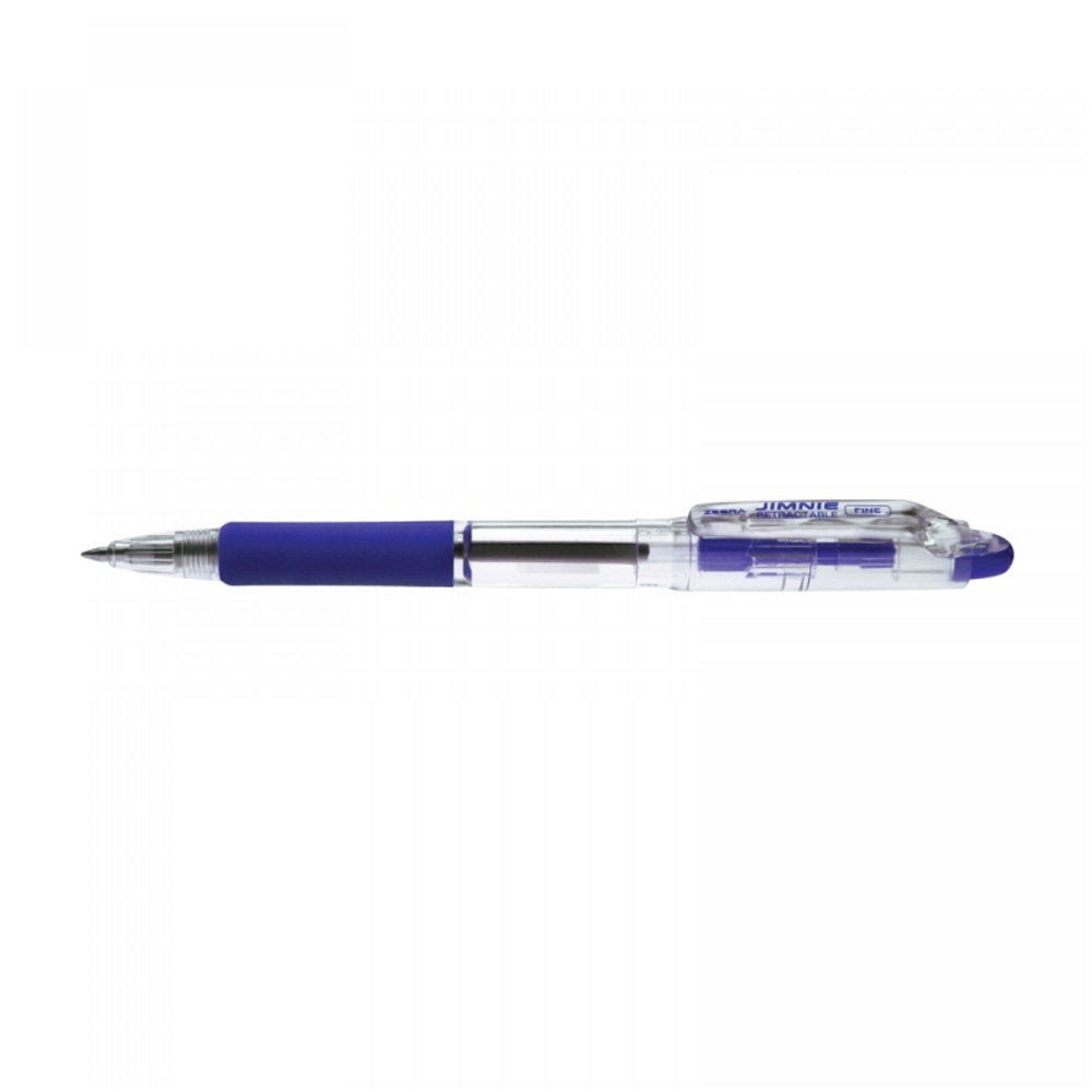 Zebra Golyóstoll 0,7mm, nyomógombos  Jimnie, írásszín kék (30652)