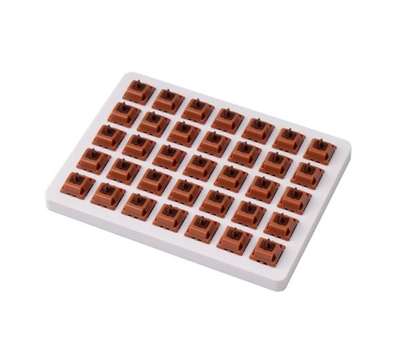 Keychron Gateron Cap Gold Brown switch set (35db) (Z74) Keychron Gateron Cap Gold Brown switch set (35db) (Z74)