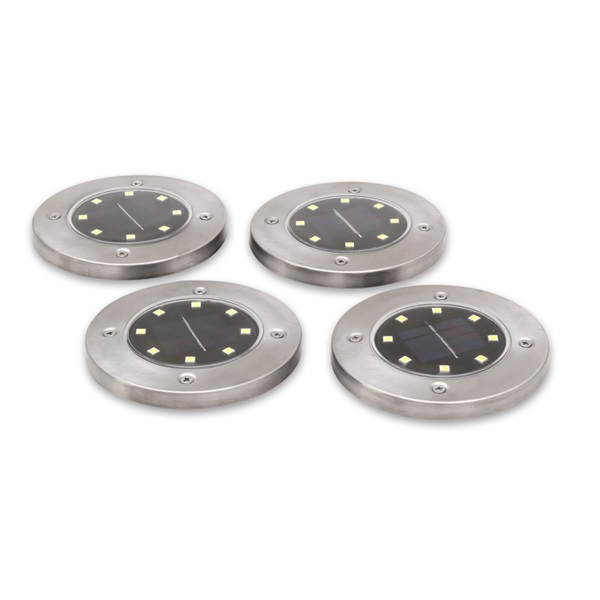 TOO GD-SL004SS-8LED napelemes LED dekorációs fény 4db/cs