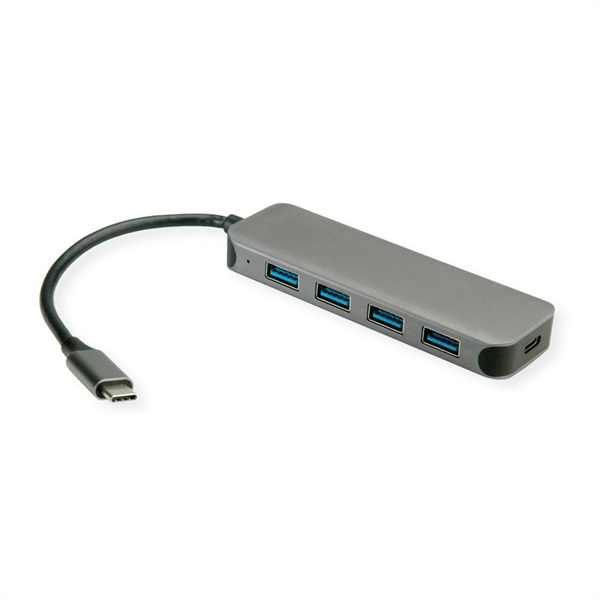 Value Hub Type-C - 4x USB 3.2 Gen 2, 1x PD, szürke (14.99.5038-10)
