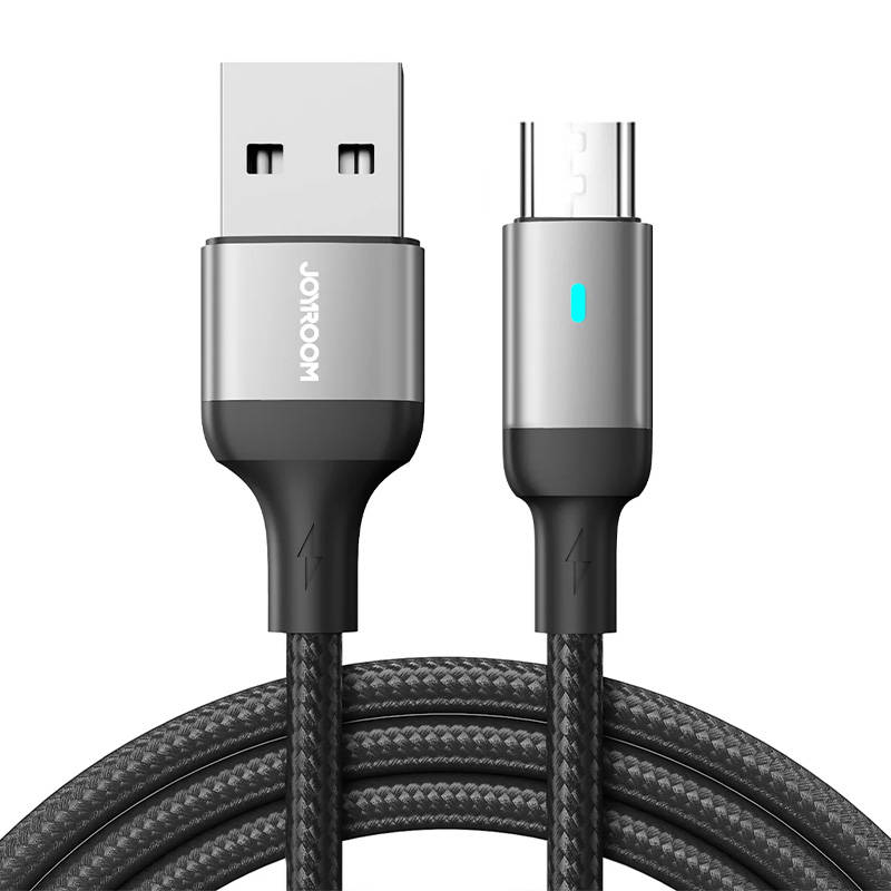 Cable to Micro USB-A / 2.4A / 1.2m Joyroom S-UM018A10 (black) Cable to Micro USB-A / 2.4A / 1.2m Joyroom S-UM018A10 (black)